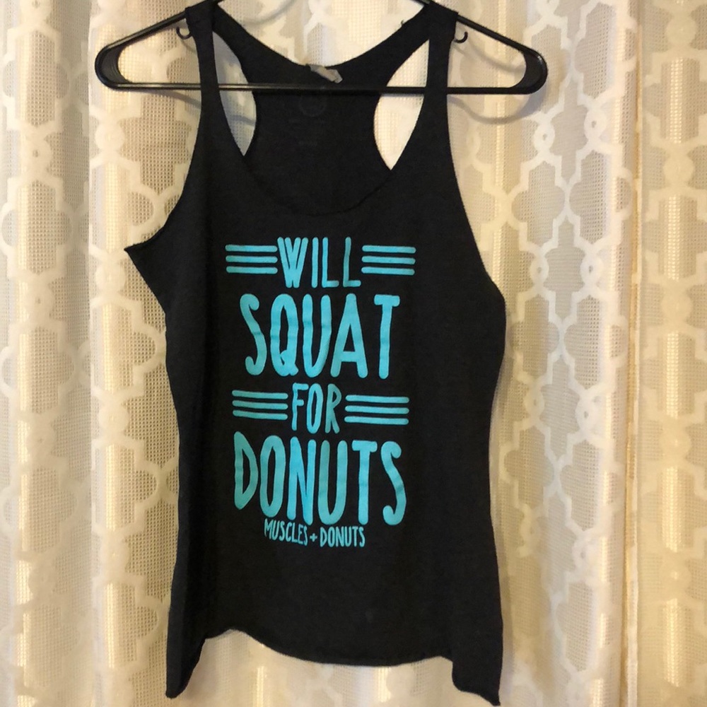 Will Squat For Donuts Tank - S